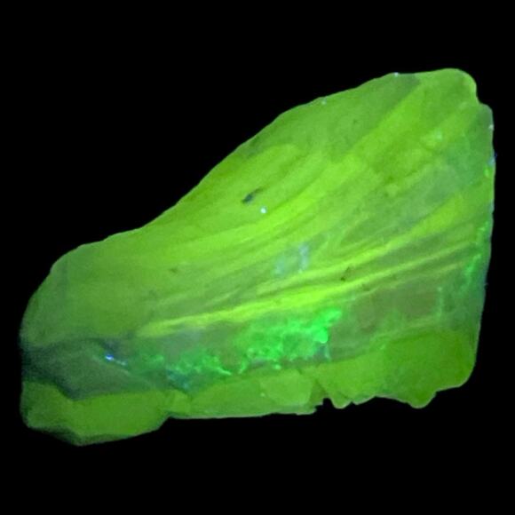 Milk Glass Opalescent Layered Art Glass Cullet Glowing Manganese Slag #5GL92 - Picture 1 of 8